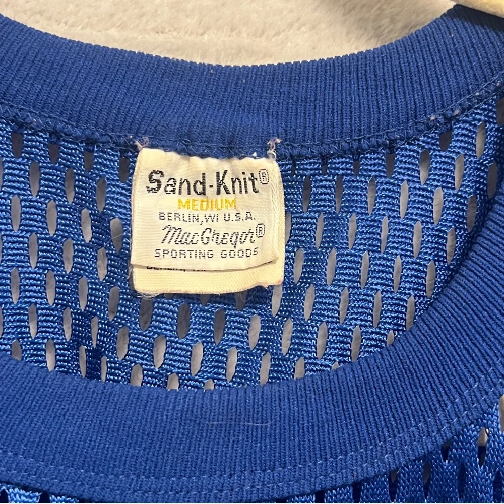 Sand-Knit MacGregor - Blue - New York Giants #11 Mesh Jersey - M - Picture 3 of 6